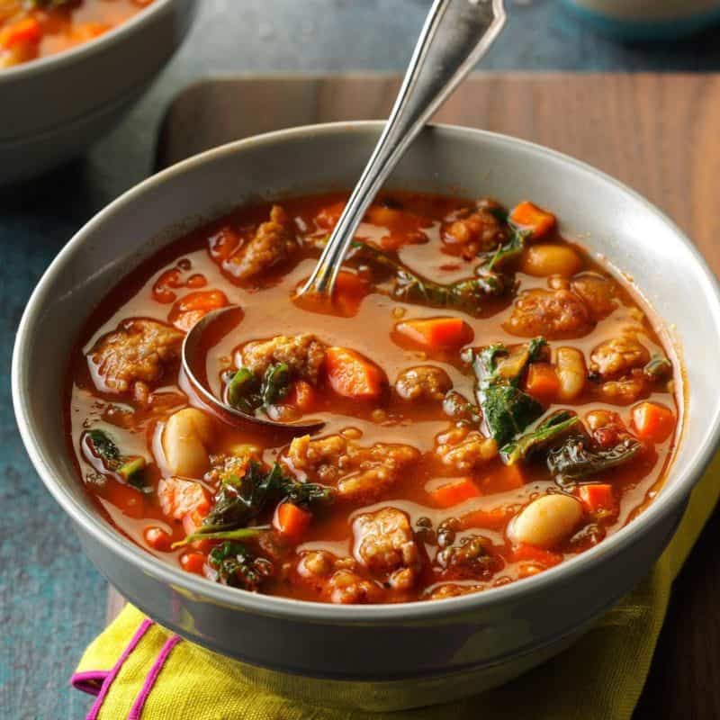 Овощной суп на мясном бульоне. Вкусное первое блюдо с ароматным и насыщенным бульоном 5 Овощной суп на мясном бульоне. Вкусное первое блюдо с ароматным и насыщенным бульоном