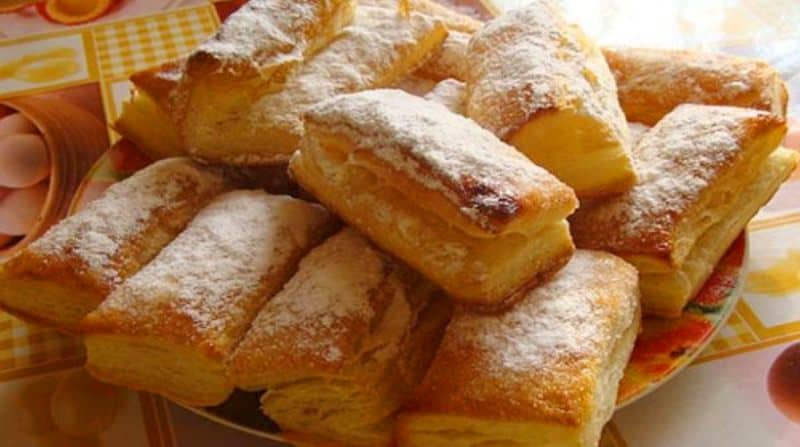Слоёные язычки. Очень быстро и вкусно 5 Слоёные язычки. Очень быстро и вкусно