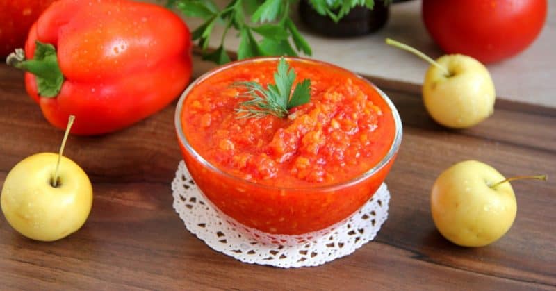 Наивкуснейшая яблочная аджика. Подойдёт к мясным, овощным блюдам 4 Наивкуснейшая яблочная аджика