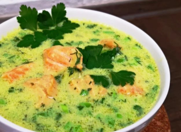 Сливочная уха с красной рыбой. Вкуснее, чем в ресторане