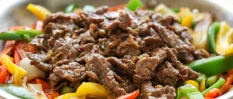 Мясо по-корейски. Очень вкусная говядина на ужин или к обеду 9
