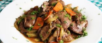 Печень с яблоками и морковью по азиатскому рецепту 19