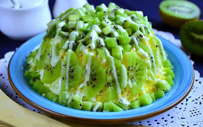 Салат Изумрудная россыпь. Нарядный и вкусный салатик 5 Салат Изумрудная россыпь. Нарядный и вкусный салатик