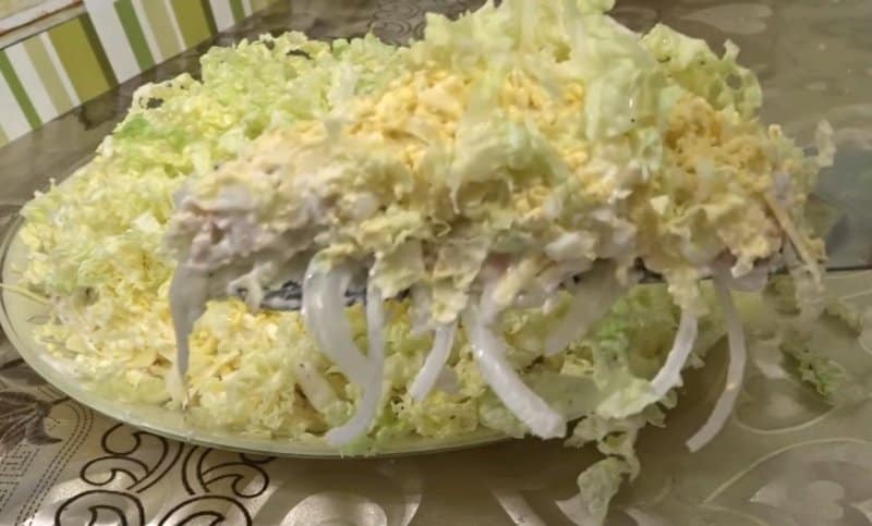 Салат с куриной грудкой и пекинской капустой. Легкое праздничное блюдо 5 Салат с куриной грудкой и пекинской капустой. Легкое праздничное блюдо