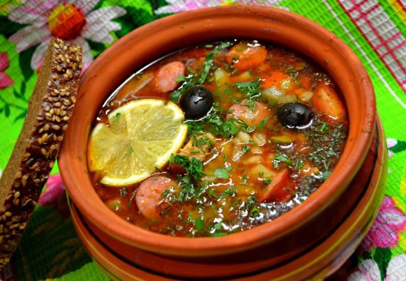 Солянка с колбасой. Рецепт простого и очень вкусного супа 5 Солянка с колбасой. Рецепт простого и очень вкусного супа