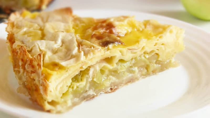 Яблочный пирог из лаваша. Нежнейшая сладкая выпечка с ароматной начинкой 5 Яблочный пирог из лаваша. Нежнейшая сладкая выпечка с ароматной начинкой