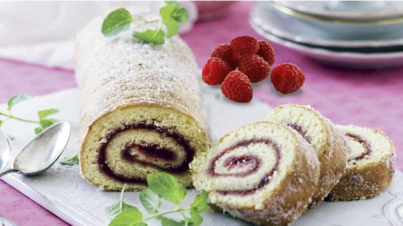 Вкусный рулет с конфитюром подарит вам хорошее настроение на весь день 5 Рулет с конфитюром
