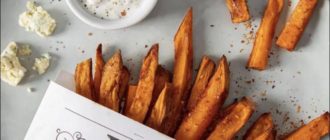 Батат: добавляем копченую паприку и вкусный соус блю-чиз 24